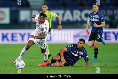 Lapresse - Spada 23 mai 2021 Bergame ( Italie ) Sport Soccer A.C.Milan- saison 2020-2021 - série A Atalanta vs Milan dans la photo: Rafael Leao Banque D'Images