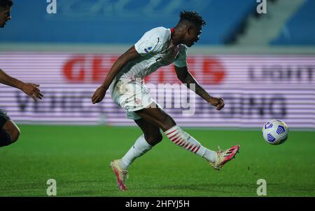 Lapresse - Spada 23 mai 2021 Bergame ( Italie ) Sport Soccer A.C.Milan- saison 2020-2021 - série A Atalanta vs Milan dans la photo: Rafael Leao Banque D'Images