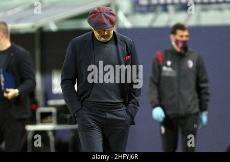 Michele Nucci/Lapresse 23 mai 2021 Bologna, Italie sport - football Bologna F.C. vs Juventus football Club - Championnat italien de football League A TIM 2020/2021 - Renato Dall'Ara Stadium in the pic: Sinisa Mihajlovic (Bologna F.C.) Banque D'Images