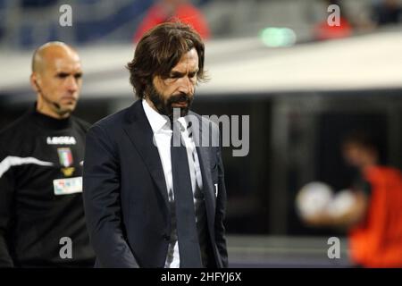 Michele Nucci/Lapresse 23 mai 2021 Bologna, Italie sport - football Bologna F.C. vs Juventus football Club - Championnat italien de football League A TIM 2020/2021 - Renato Dall'Ara Stadium in the pic: Andrea Pirlo (Juventus football Club) Banque D'Images