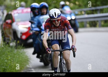 Fabio Ferrari/Lapresse 26 mai 2021 Italie Sport Cycling Giro d'Italia 2021 - 104th Edition - Stage 17 - de Canazei à Sega Di Ala dans le cadre de la photo: MARTIN Daniel (IRL) (PAYS DE DÉPART D'ISRAËL) Banque D'Images