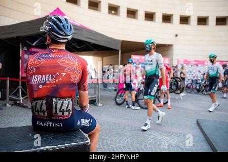 Alessandro Bremec/Lapresse 27 mai 2021 Italie Sport Cycling Giro d'Italia 2021 - 104th Edition - Stage 18 - de Rovereto à Stradella dans le pic: CIMOLAI Davide (ITA) (PAYS DE DÉPART D'ISRAËL) Banque D'Images