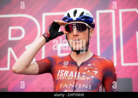 Alessandro Bremec/Lapresse 27 mai 2021 Italie Sport Cyclisme Giro d'Italia 2021 - 104th Edition - Stage 18 - de Rovereto à Stradella dans le cadre de la photo: MARTIN Daniel (IRL) (PAYS DE DÉPART D'ISRAËL) Banque D'Images