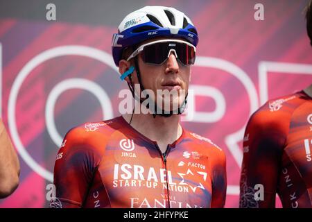 Alessandro Bremec/Lapresse 28 mai 2021 Italie Sport Cyclisme Giro d'Italia 2021 - 104th Edition - Stage 19 - de Abbiategrasso à Alpe Di Mera dans le cadre de la photo: MARTIN Daniel (IRL) (PAYS DE DÉPART D'ISRAËL) Banque D'Images