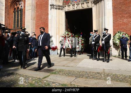 Mairo Cinquetti - Lapresse 29 mai 2021 Milan - Italie Actualités funérailles de Carla Fraci dans l'église San Marco de Milan Banque D'Images