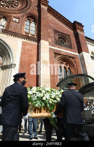 Mairo Cinquetti - Lapresse 29 mai 2021 Milan - Italie Actualités funérailles de Carla Fraci à San Marco Churc à Milan Banque D'Images