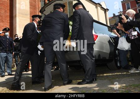 Mairo Cinquetti - Lapresse 29 mai 2021 Milan - Italie Actualités funérailles de Carla Fraci à San Marco Churc à Milan Banque D'Images