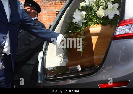 Mairo Cinquetti - Lapresse 29 mai 2021 Milan - Italie Actualités funérailles de Carla Fraci dans l'église San Marco de Milan Banque D'Images