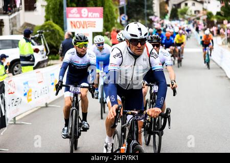 Foto Lapresse/Alessandro Garofalo 29 maggio 2021 Sport Ciclismo Giro d'Italia 2021 – Giro E Nella foto: Tappa 20 Madesimo - Valle Spluga/Alpe Motta photo Lapresse/Alessandro Garofalo 29 mai 2021 Sport Cycling Giro d'Italia 2021 – Giro E dans le pic: 20th scène Madesta Motta - Valle Spluga - Alpe Banque D'Images