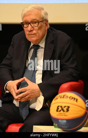 Alfredo Falcone - Lapresse 03/06/2021 Rome (Italie) Casa del Cinema 3x3 Italia circuit FIP dans le pic:Gaetano Laguardia Banque D'Images