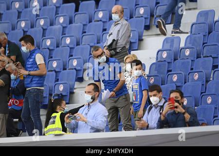 Lapresse - Fabio Ferrari 04 juin 2021 Bologna, Italie sport football Italie contre République tchèque - match amical - Stade 'Dall'Ara' de Bologne.Dans le pic: Partisans Banque D'Images