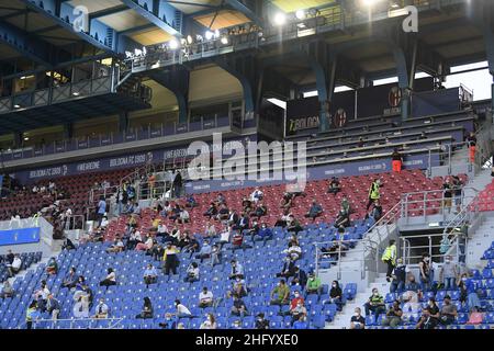 Lapresse - Fabio Ferrari 04 juin 2021 Bologna, Italie sport football Italie contre République Tchèque - match amical - &#x2018;Stade Dall'Ara de Bologne.Dans le pic: Partisans Banque D'Images