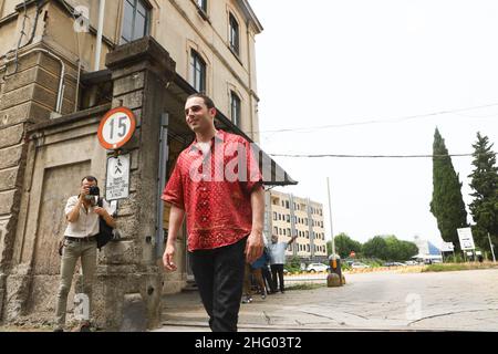 Mairo Cinquetti - Lapresse 20 juin 2021 Milan - Italie divertissements arrivées au spectacle Etro pendant la semaine de la mode de Milan 21/22 sur la photo: Ernia Banque D'Images