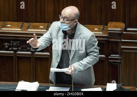 Roberto Monaldo / Lapresse 14-07-2021 Rome (Italie) Chambre des députés - heure des questions sur le pic Roberto Cingolani Banque D'Images