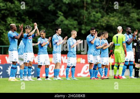 Lapresse 18 juillet 2021 Dimaro Folgarida, Italie match d'été amical SSC Napoli vs Bassa Anaunia dans le pic: Banque D'Images