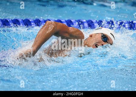 GIAN Mattia d'Alberto / Lapresse 25 juillet 2021 Tokyo Tokyo Jeux Olympiques de 2020 natation dans le pic: Banque D'Images