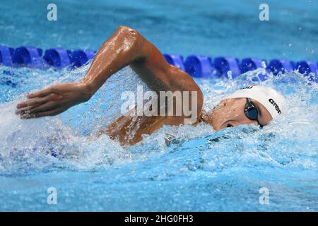 GIAN Mattia d'Alberto / Lapresse 25 juillet 2021 Tokyo Tokyo Jeux Olympiques de 2020 natation dans le pic: Banque D'Images