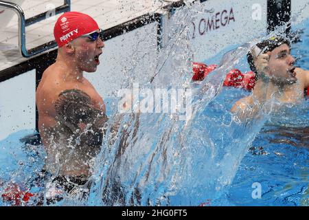 GIAN Mattia d'Alberto / Lapresse 26 juillet 2021 Tokyo Tokyo Jeux Olympiques de 2020 natation dans le pic: Banque D'Images