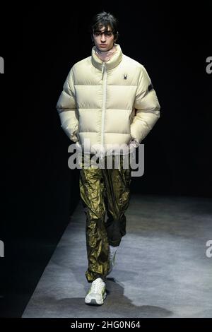 SPYDER automne/hiver 2022-23 piste pendant la semaine de mode de Milan vêtements pour hommes 2022 janvier - Milan, Italie 17/01/2022 Banque D'Images