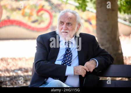 Mauro Scrobogna /Lapresse 26 août 2021 Rome, Italie politique élections municipales Rome - Présentation de la liste Ecodigital de Rome écologiste pour le maire Raggi sur la photo: Alessandro Bianchi lors de la présentation de la liste qui soutient Virginia Raggi pour un second mandat Banque D'Images