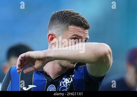 Spada/Lapresse 28 août 2021 -, Bergame Sport, Soccer Atalanta vs Bologne - Championnat italien de football série A 2021/2022 - Gewis Stadium sur la photo: robin Gogens Banque D'Images