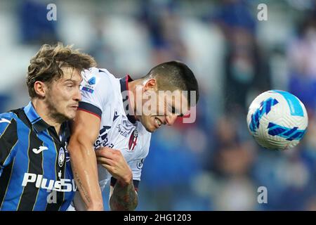 Spada/Lapresse 28 août 2021 -, Bergame Sport, Soccer Atalanta vs Bologne - Championnat italien de football série A 2021/2022 - Gewis Stadium sur la photo: kevin bonifazi Banque D'Images