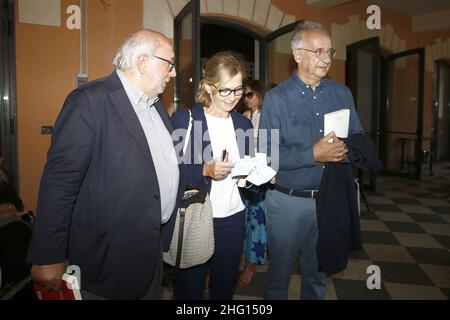 Cecilia Fabiano/ Lapresse 02 septembre 2021 Rome (Italie) Actualités : Présentation du livre du Pier Luigi Battista dans le pic : Walter Veltroni , Pier Luigi Battista , Francesca Comencini Banque D'Images