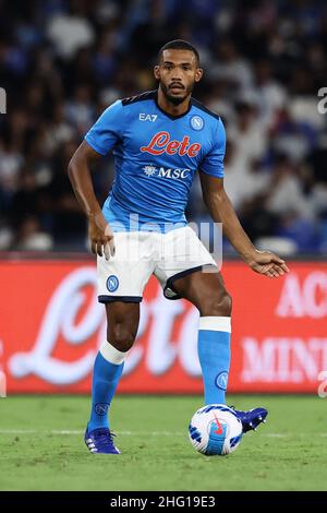 Alessandro Garofalo/Lapresse 06 septembre 2021 Naples, Italie football sportif Napoli vs Benevento - amical - Diego Armando Maradona stade.Dans le pic: Juan Jesus (SSC Napoli) Banque D'Images