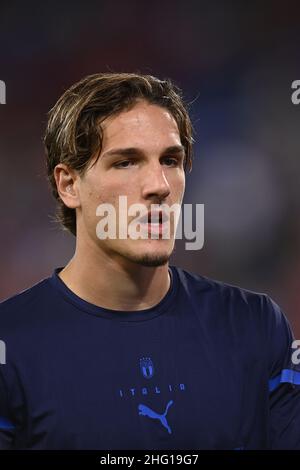 Lapresse - Fabio Ferrari septembre 05 2021 Bâle, Suisse football Italie contre Suisse - Qatar qualifications de la coupe du monde - Stade de St Jakob-Park de Bâle dans le pic:Zaniolo Banque D'Images