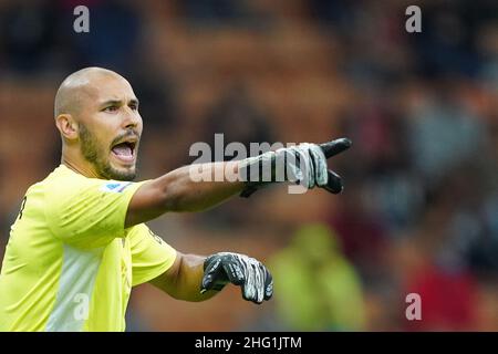 Spada/Lapresse 22 septembre 2021 - Milan,Italie Sport, Soccer AC Milan vs Venezia - Italien Serie A football Championship 2021/2022 - San Siro Stadium sur la photo: niki maenpaa Banque D'Images