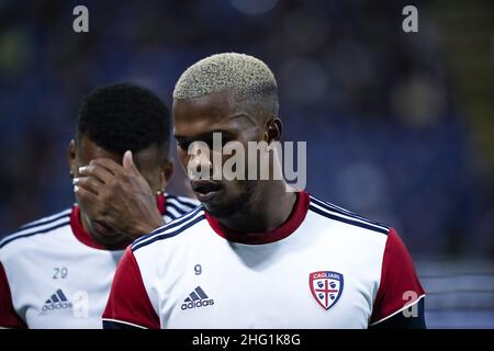 Lapresse/Alessandro Tocco 22 septembre 2021 Cagliari (Italie) Sport Soccer Cagliari Calcio vs Empoli FC League A TIM 2021/2022 'Unipol Domus' Stadium in the Picture:KEITA 9 (Cagliari Calcio) Banque D'Images