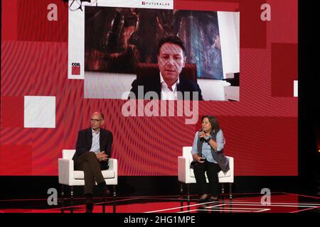 Michele Nucci/Lapresse 24 septembre 2021 - Bologne, Italie - Actualités du pic: Session inaugurale de &#x201c;Futura 2021.Participation.Inclusion.Représentation ». Promu par CGIL et Futura - Banque D'Images