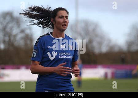 DURHAM, Royaume-Uni JAN 16th Lauren Briggs of Durham Women lors du match de championnat féminin FA entre Durham Women FC et Crystal Palace au château de Maiden, Durham City, le dimanche 16th janvier 2022.(Credit: Mark Fletcher | MI News) Credit: MI News & Sport /Alay Live News Banque D'Images