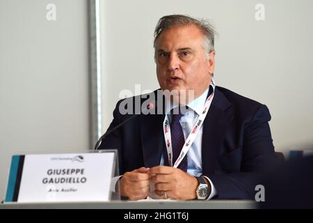 GIAN Mattia d'Alberto - Lapresse 2021-09-28 Milano News Expo Ferroviaria 2021 dans la photo: Giuseppe Gaudiello Banque D'Images