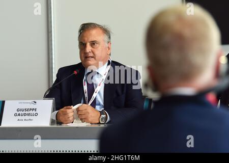 GIAN Mattia d'Alberto - Lapresse 2021-09-28 Milano News Expo Ferroviaria 2021 dans la photo: Giuseppe Gaudiello Banque D'Images