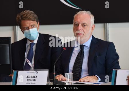 GIAN Mattia d'Alberto - Lapresse 2021-09-28 Milano News Expo Ferroviaria 2021 dans la photo: Andrea Gibelli Banque D'Images