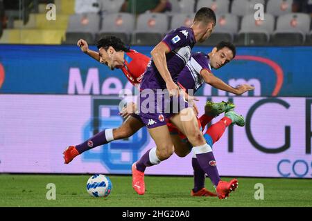 Foto Alfredo Falcone / LaPresse03 Ottobre 2021 Firenze, ItaliaSport CalcioFiorentina - Napoli - Campionato di Calcio série A 2021/2022 - Stadio Artemio Franchi di FirenzeNella foto:ElmasPhoto Alfredo Falcone / LaPresseOctober 03, 2021 Florence, ItalySport SoccerFiorentina - Napoli - Ligue italienne de football A 2021/2022 - Stade Artemio Franchi de FlorenceDans le pic: elmas Banque D'Images