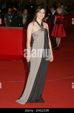 Martina Gedeck à la première du festival de cinéma de Rome du complexe Der Baader Meinhof, Rome. Banque D'Images