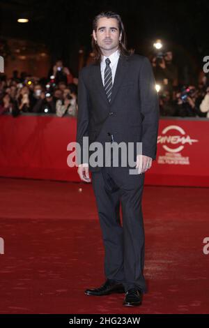 Colin Farrell arrive à la première de la fierté et de la gloire lors du festival du film de Rome 3rd à Rome, Italie. Banque D'Images