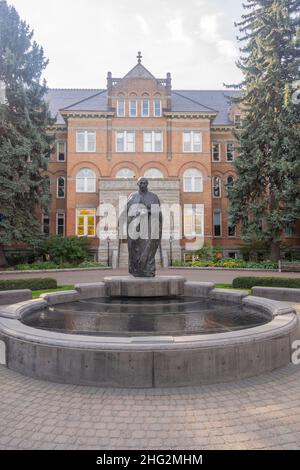 Gonzaga University est une université privée catholique à Spokane, Washington.Il est accrédité par la Commission des collèges et universités du Nord-Ouest Banque D'Images