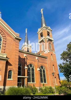 Gonzaga University est une université privée catholique à Spokane, Washington.Il est accrédité par la Commission des collèges et universités du Nord-Ouest Banque D'Images