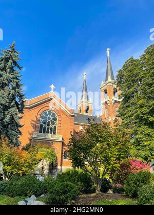 Gonzaga University est une université privée catholique à Spokane, Washington.Il est accrédité par la Commission des collèges et universités du Nord-Ouest Banque D'Images