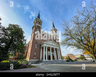 Gonzaga University est une université privée catholique à Spokane, Washington.Il est accrédité par la Commission des collèges et universités du Nord-Ouest Banque D'Images