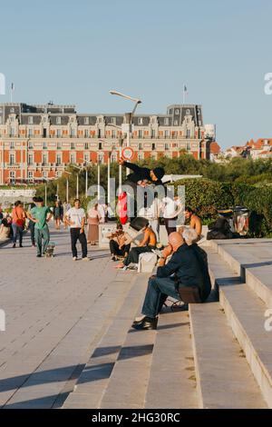 Biarritz, France, octobre 2021 Banque D'Images