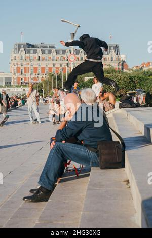 Biarritz, France, octobre 2021 Banque D'Images