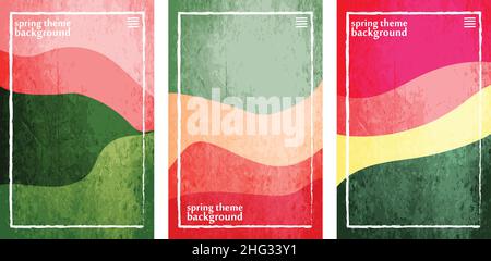 Modèle d'arrière-plan texturé rugueux, semblable à un motif de printemps brillant Illustration de Vecteur