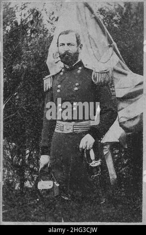 Photo d'époque du général Fitz John porter.Fitz John porter (1822 – 1901) était un officier de carrière de l'armée des États-Unis et un général de l'Union pendant l'Ameri Banque D'Images