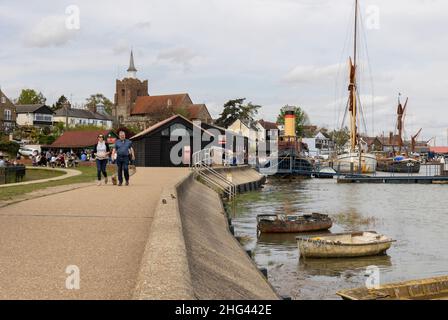 Maldon, Essex, front de mer Banque D'Images