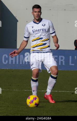 Reggio Emilia (RE), Italia, 16 Gennaio 2022, Mapei Stadium - Citta del Tricolor, 22Â° giornata Campionato Serie A Tim 2021/2022, incontro tra le escadron del Sassuolo Calcio e dell'Hellas Verona, nella foto: 16 Nicolo Casale Banque D'Images