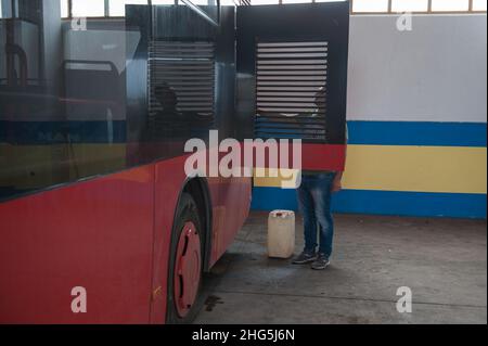 SS Cosma e Damiano, Latina, Italie 09/05/2018: Mancoop Cooperative Society, Industrial and commercial Hub.Atelier de machines.© Andrea Sabbadini Banque D'Images